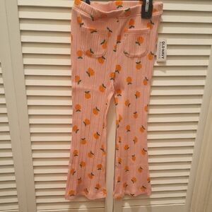 Old Navy Pink Pants with Orange Pattern